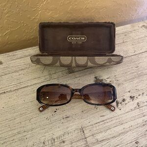 Coach Tortoise Shell Sunglasses Like new!
